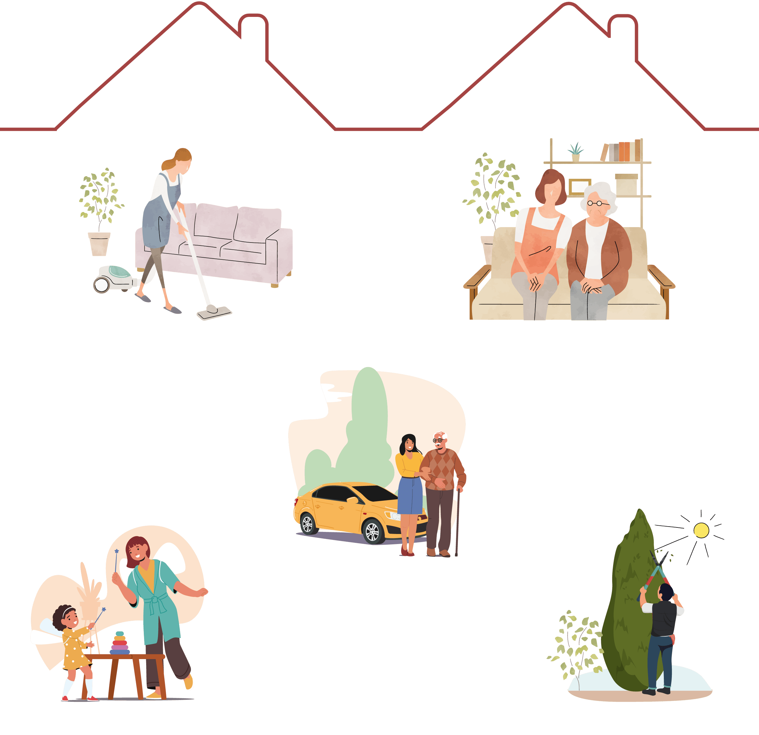 Services à la personne à Cannes, Mandelieu, Mougins, Le Cannet - services à domicile