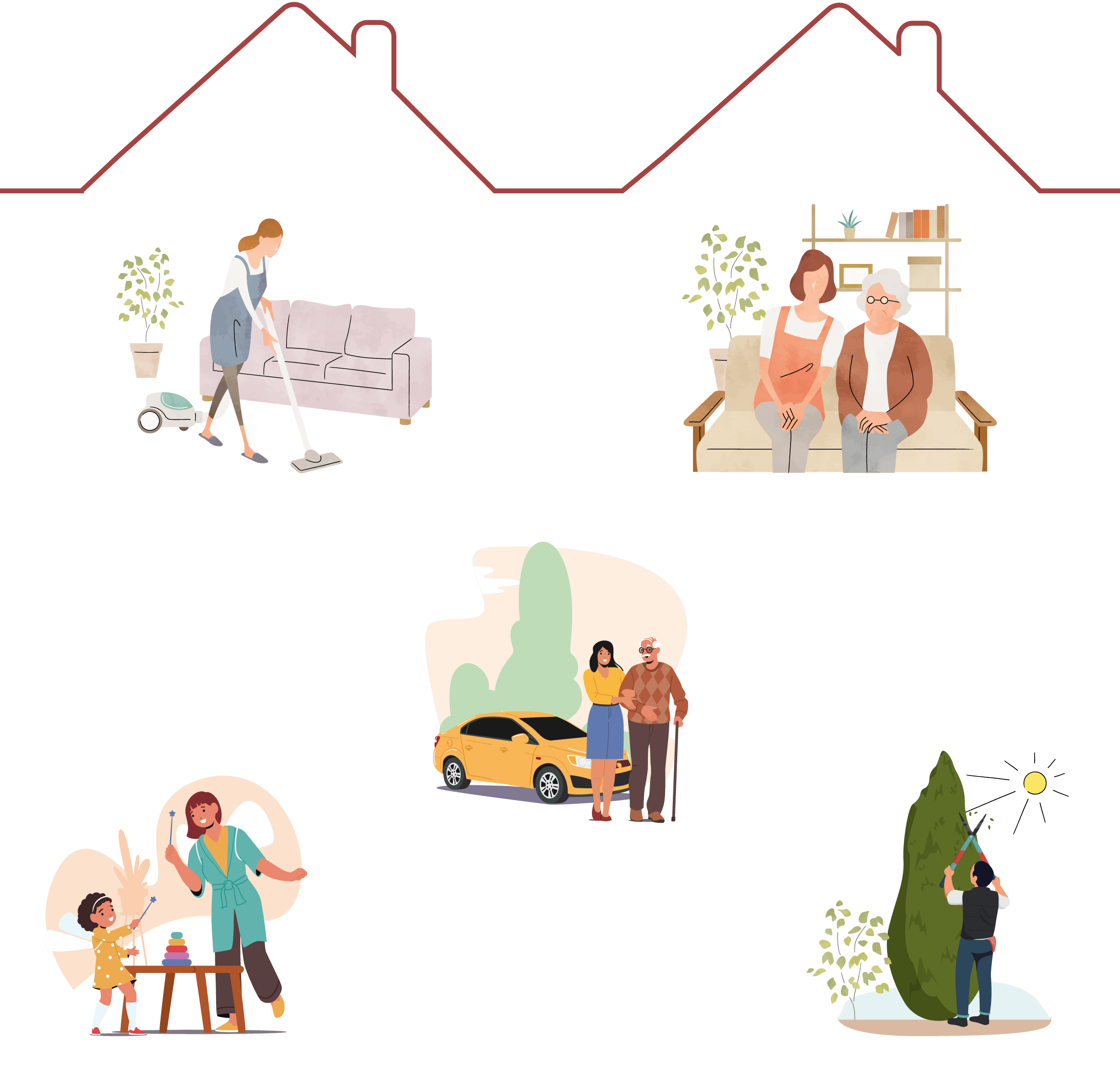 Services à la personne à Cannes, Mandelieu, Mougins, Le Cannet - services à domicile